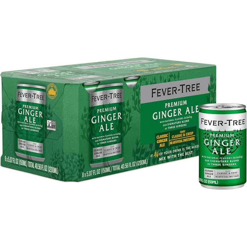 Fever-Tree Premium Ginger Ale 8-pack 5.07oz cans - ShopBourbon.com