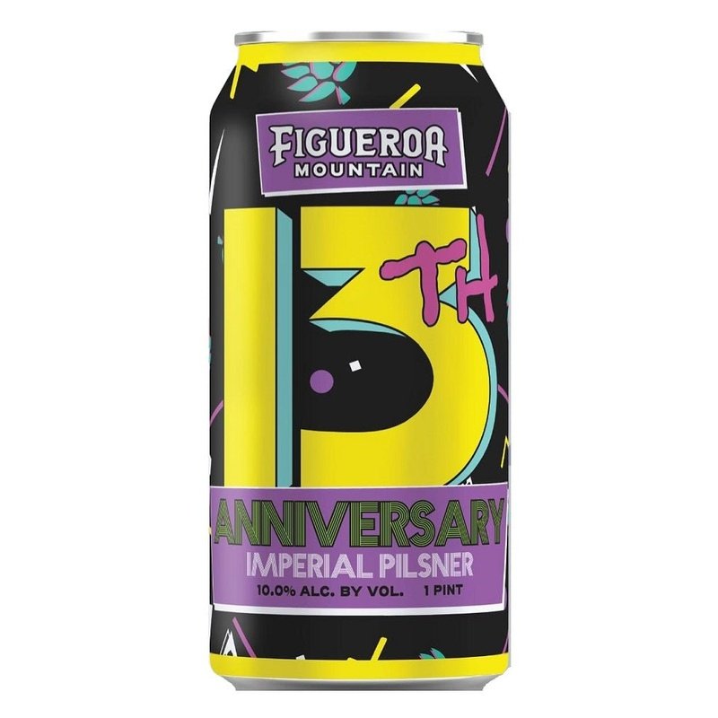 Figueroa Mountain Brewing Co. 13th Anniversary Imperial Pilsner Single Can - ShopBourbon.com