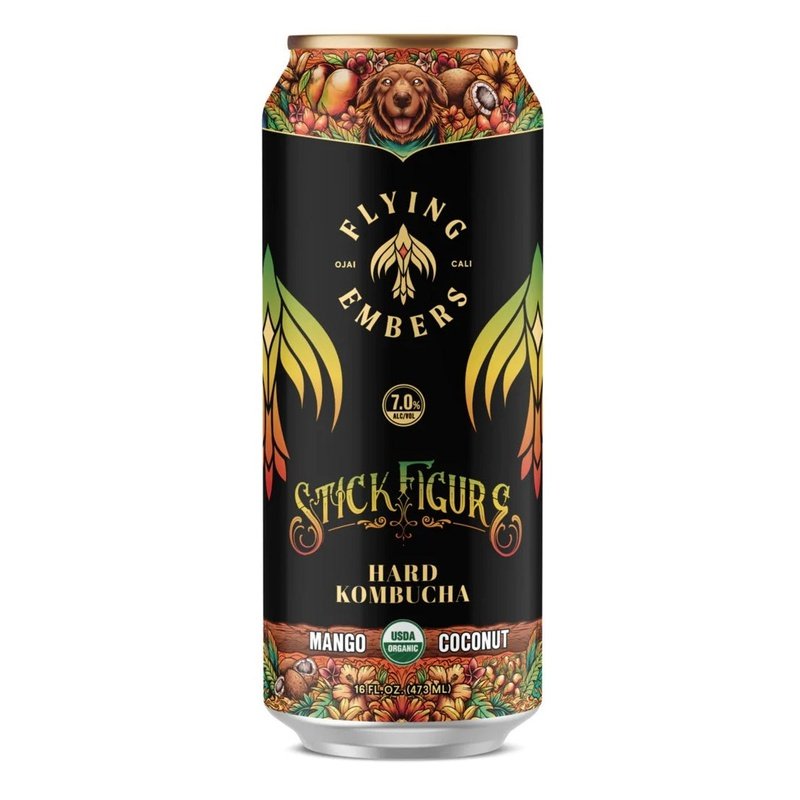 Flying Embers Mango-Coconut Hard Kombucha 12-Pack - ShopBourbon.com