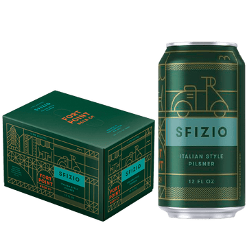 Fort Point Brewing Co. 'Sfizio Italian Pilsner" 6-Pack - ShopBourbon.com