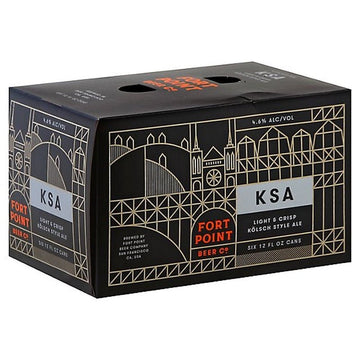 Fort Point KSA Kolsch 12oz 6-pack - ShopBourbon.com