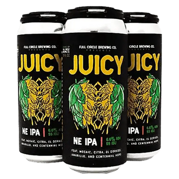 Full Circle Brewing Co. 'Juicy Hazy IPA' 4-Pack - ShopBourbon.com