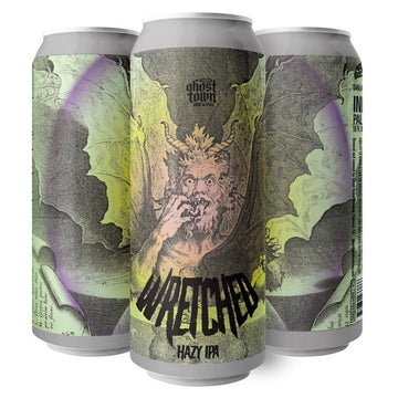 Ghost Town Brewing 'Wretched' Hazy IPA Beer 4-Pack - ShopBourbon.com