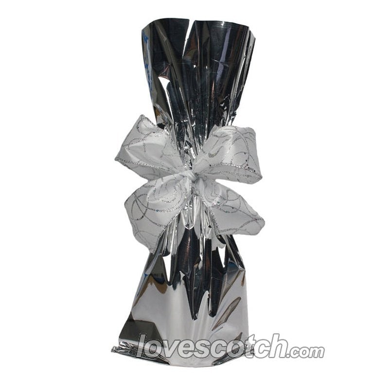 Gift Bag - Silver Mylar - ShopBourbon.com