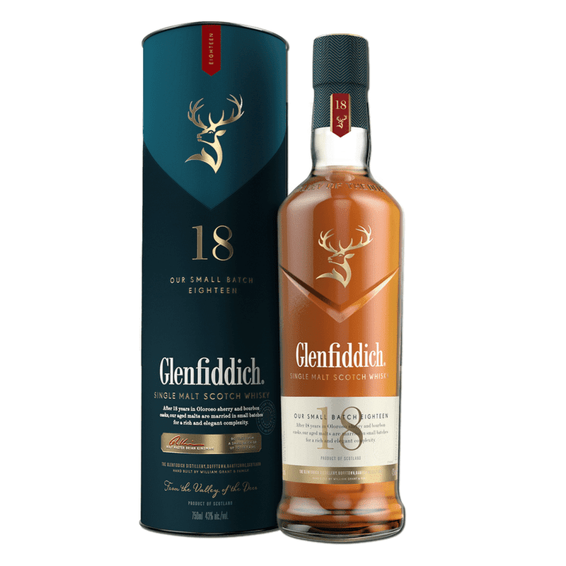 Glenfiddich 18 Year Old Single Malt Scotch Whisky - ShopBourbon.com