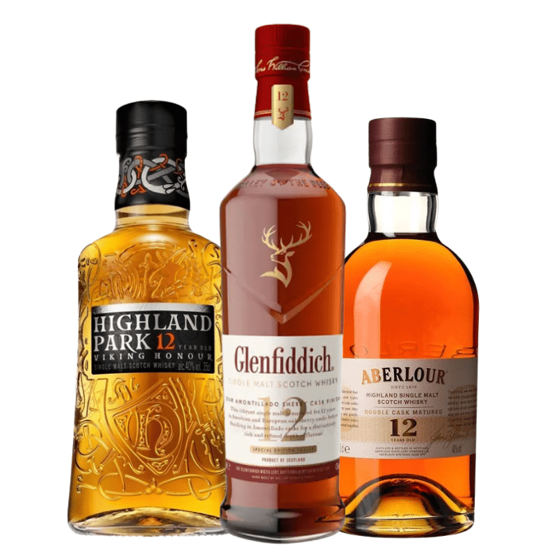 Glenfiddich, Aberlour, & Highland Park Bundle - ShopBourbon.com