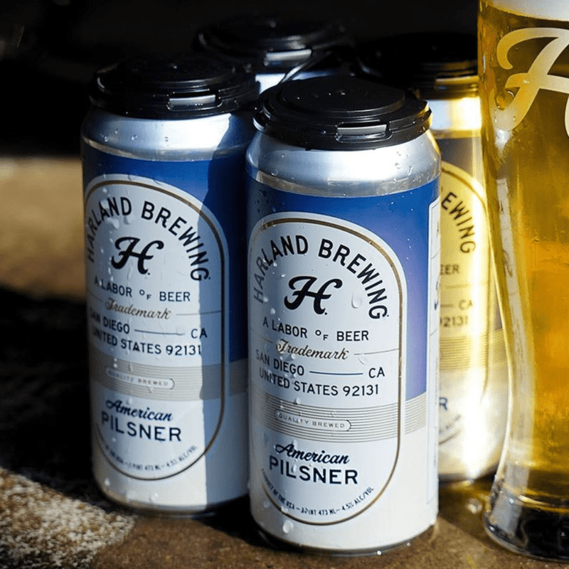 Harland American Pilsner 4-pack Cans - ShopBourbon.com