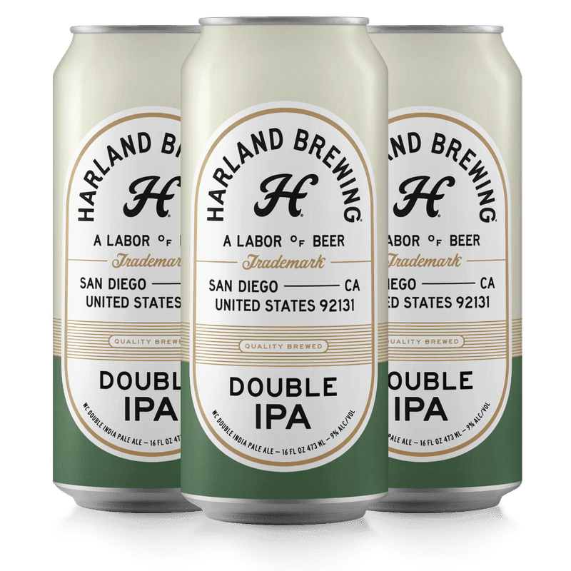 Harland Brewing Co. Double IPA Beer 4-pack - ShopBourbon.com