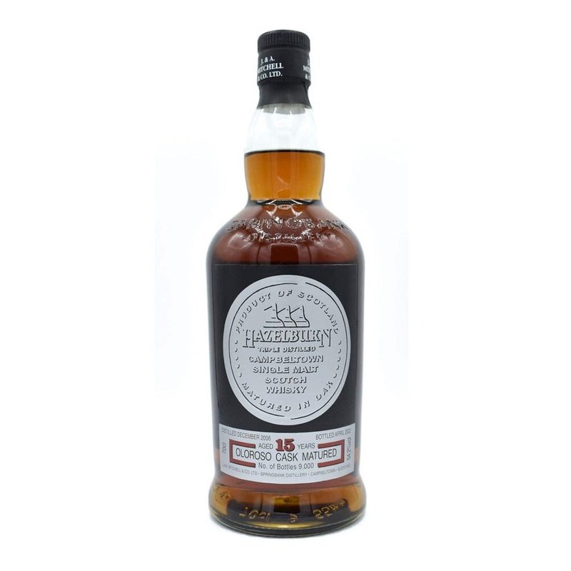 Hazelburn 15 Year Old Oloroso Cask Matured Campbeltown Single Malt Scotch Whisky - ShopBourbon.com