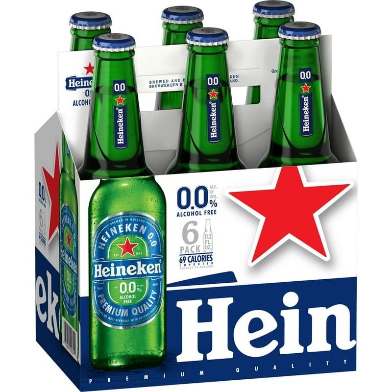 Heineken 0.0 6-Pack Bottles - ShopBourbon.com