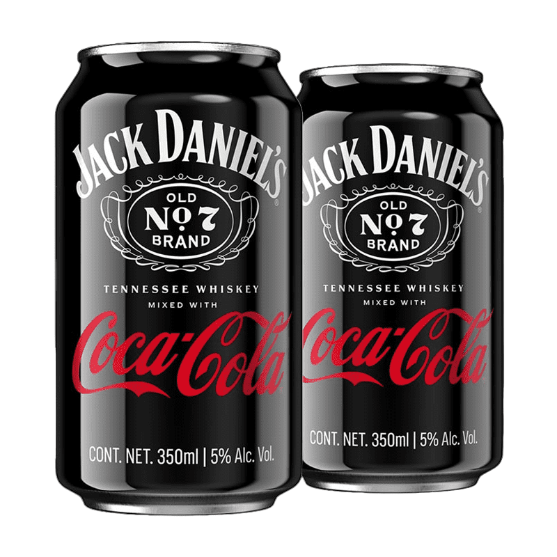 Jack Daniel's Whiskey & Coca-Cola Canned Cocktail 4-Pack - ShopBourbon.com