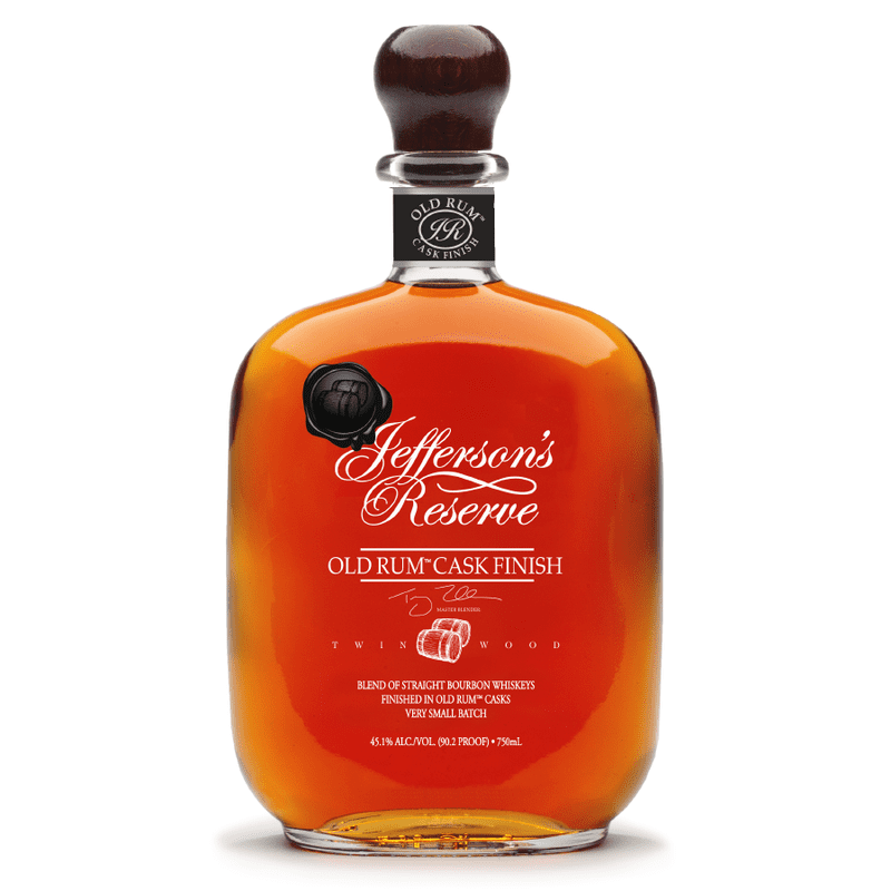 Jefferson's Reserve Old Rum Cask Finish Twin Wood Straight Bourbon Whiskey - ShopBourbon.com