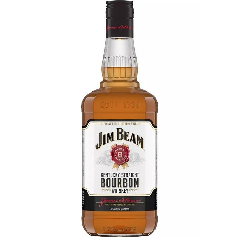 Jim Beam Kentucky Straight Bourbon Whiskey 1.75L - ShopBourbon.com