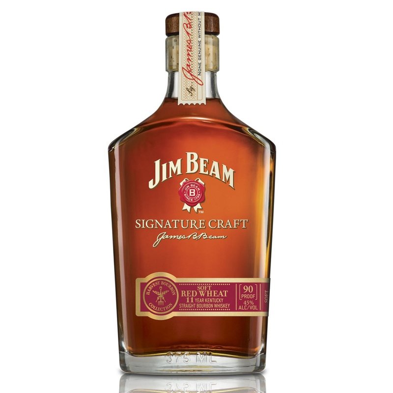 Jim Beam Signature Craft Soft Red Wheat 11 Year Old Kentucky Straight Bourbon Whiskey 375ml - ShopBourbon.com