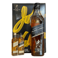 Johnnie Walker Black Label 750ml W/ 2 50ml Gold & Double Black - ShopBourbon.com