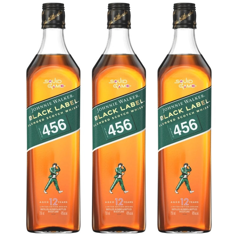 Johnnie Walker Black Label X Squid Games Edition - 3 Bottle Bundle - ShopBourbon.com