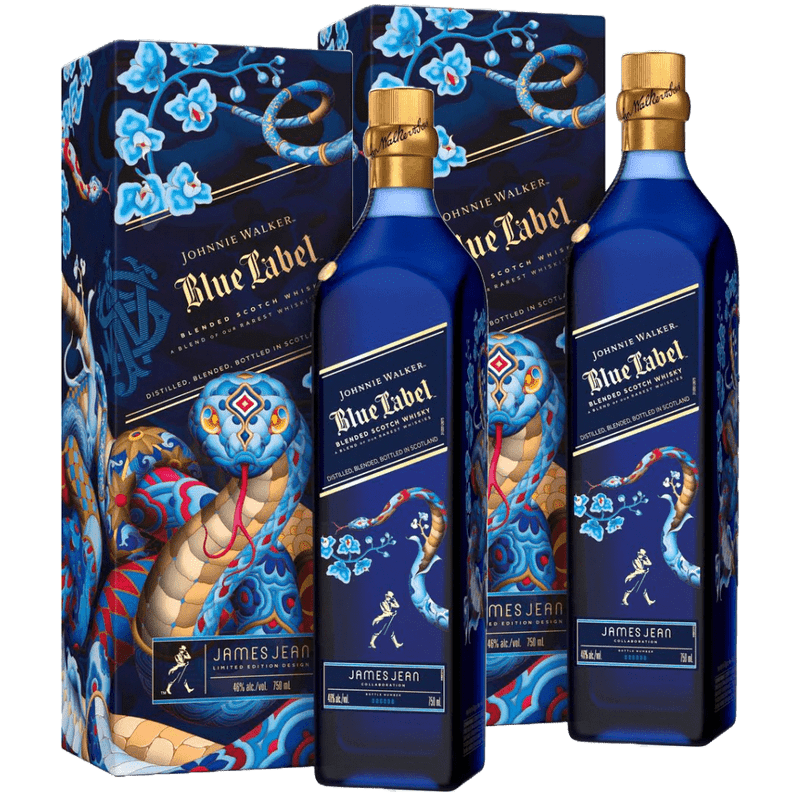 Johnnie Walker Blue Label 'Year Of The Snake' Blended Scotch Whisky Duo Pre-Order - ShopBourbon.com