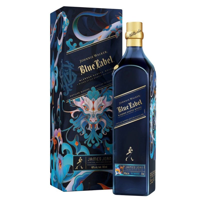 Johnnie Walker Blue Label 'Year Of Wood Dragon x James Jean' Blended Scotch Whisky Limited Edition - ShopBourbon.com