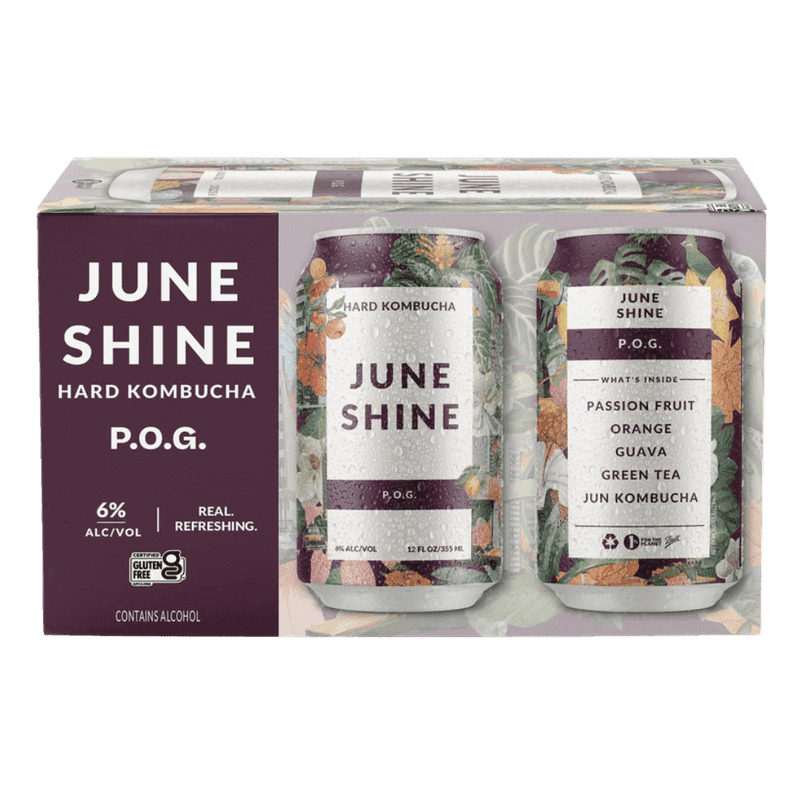 JuneShine POG Hard Kombucha 6-pack - ShopBourbon.com