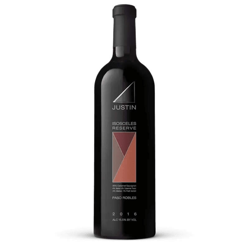 Justin Red Wine Isosceles Reserve Paso Robles 2016 - ShopBourbon.com