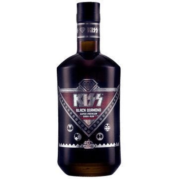 KISS Black Diamond Premium Dark Rum - ShopBourbon.com