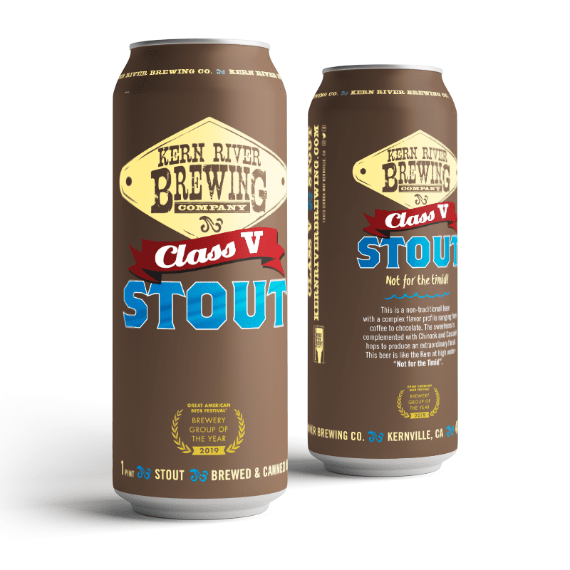 Kern River Brewing Co. Class V Stout Beer 4-Pack - ShopBourbon.com