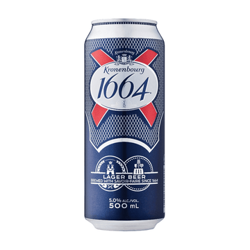 Kronenbourg 1664 Lager Single Can - ShopBourbon.com