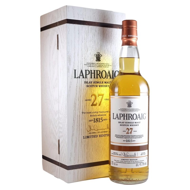 Laphroaig 27 Year Old Single Islay Malt Scotch Whisky - ShopBourbon.com