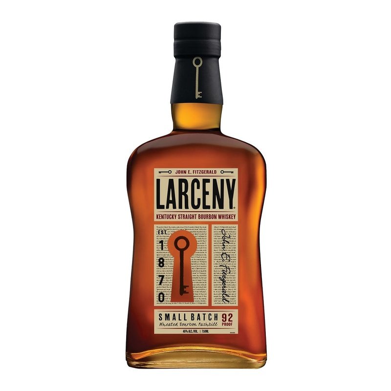 Larceny 1870 Small Batch Kentucky Straight Bourbon Whiskey with Leather Rocks Glass - ShopBourbon.com