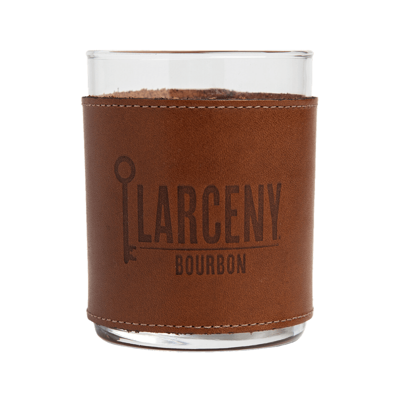 Larceny 1870 Small Batch Kentucky Straight Bourbon Whiskey with Leather Rocks Glass - ShopBourbon.com