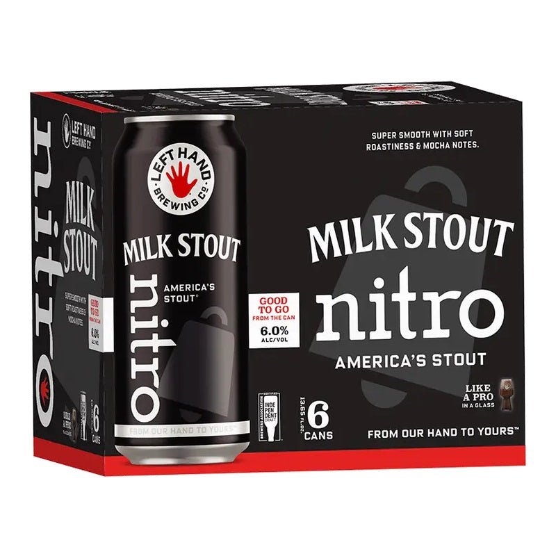 Left Hand Brewing Co. Nitro Milk Stout Beer 6-Pack Bottles - ShopBourbon.com