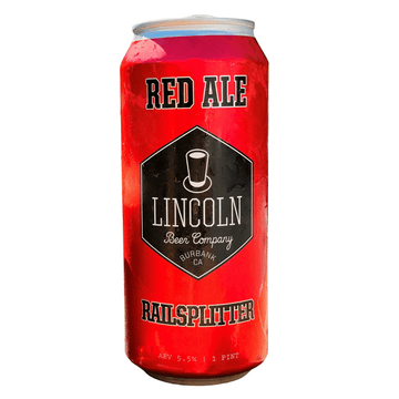 Lincoln Beer Co. Railsplitter Red Ale Beer 4-Pack - ShopBourbon.com