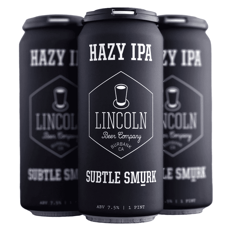 Lincoln Beer Co. Subtle Smurk Hazy IPA Beer 4-Pack - ShopBourbon.com