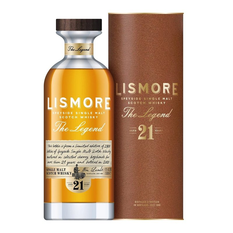 Lismore "The Legend" 21 Year Old Speyside Single Malt Scotch Whisky - ShopBourbon.com