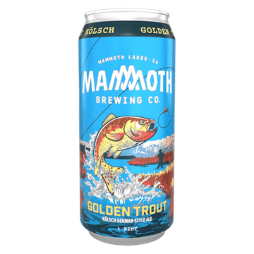 Mammoth Brewing Co. Golden Trout Kolsch Beer Single Can - ShopBourbon.com