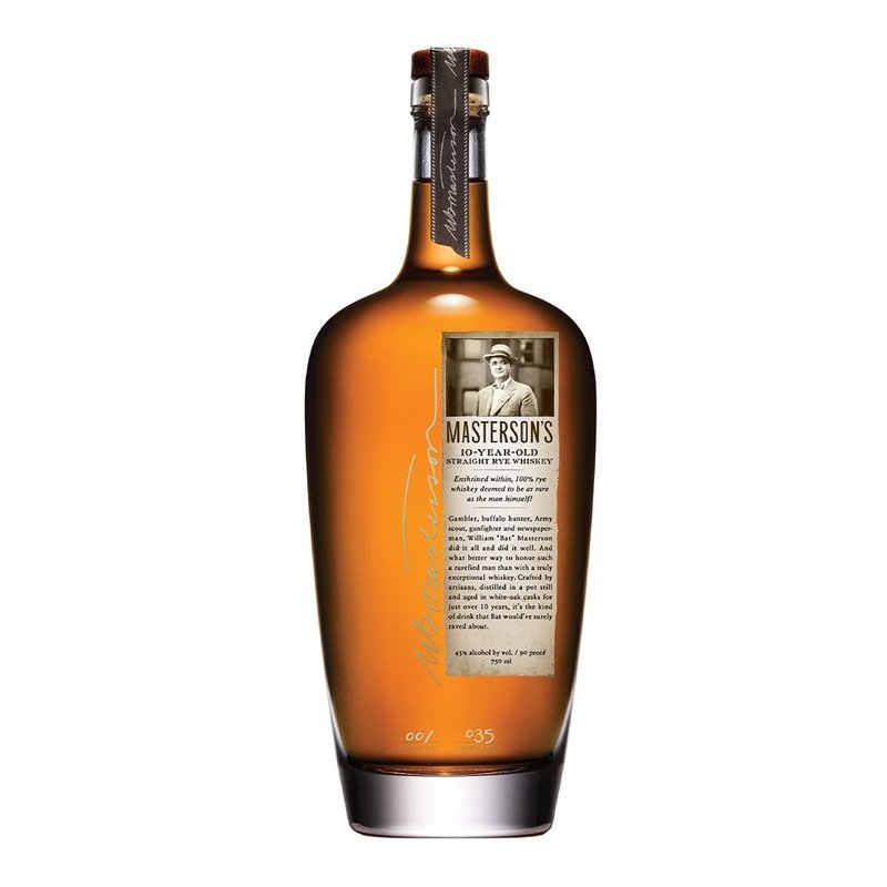 Masterson's 10 Year Old Straight Rye Whiskey - ShopBourbon.com