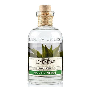 Mezcal de Leyendas Maguey Verde San Luis Potosí Artisanal Mezcal - ShopBourbon.com