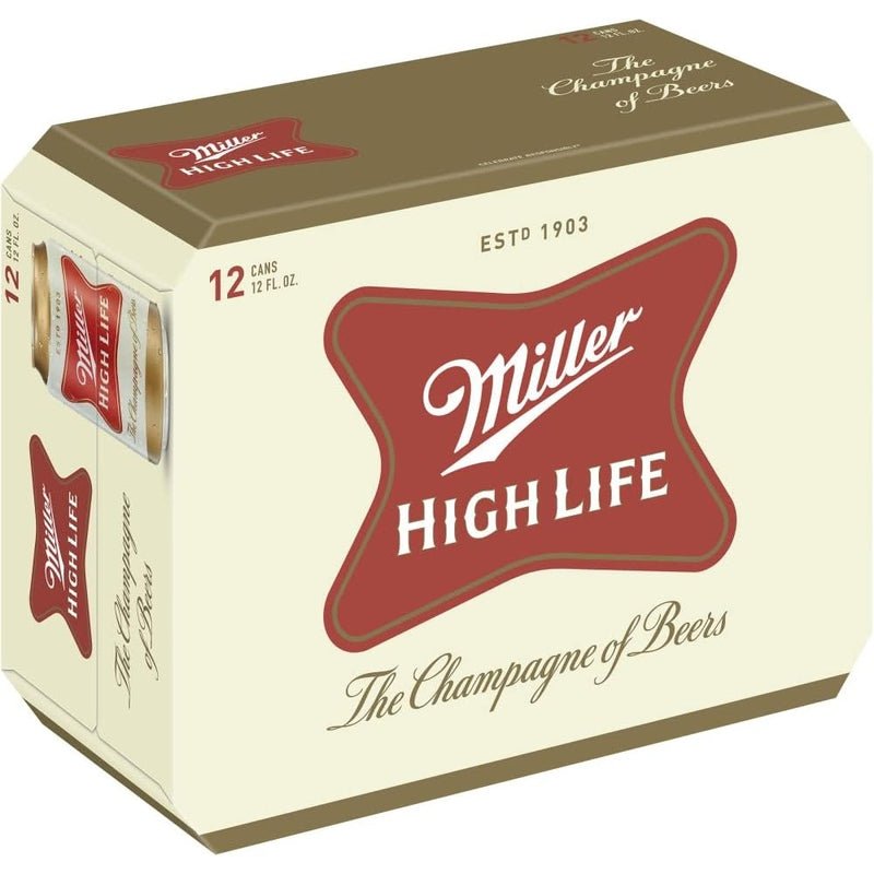 Miller High Life 12-Pack Cans - ShopBourbon.com