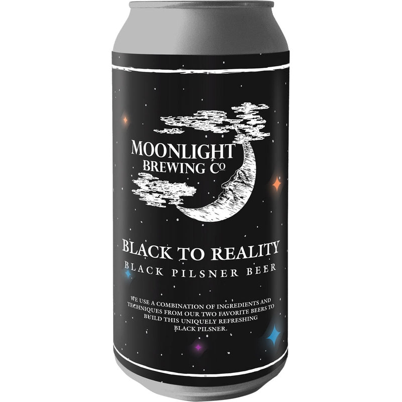 Moonlight Brewing 'Black to Reality' Black Pilsner Single Can - ShopBourbon.com