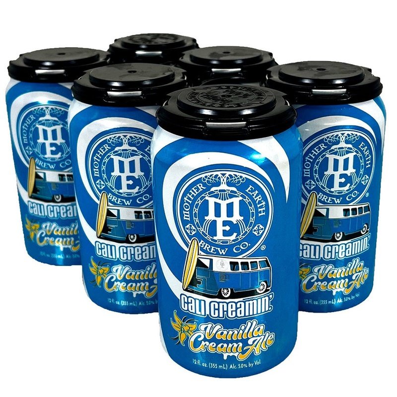 Mother Earth Brew Co. Cali Creamin' Vanilla Cream Ale Beer 6-Pack - ShopBourbon.com