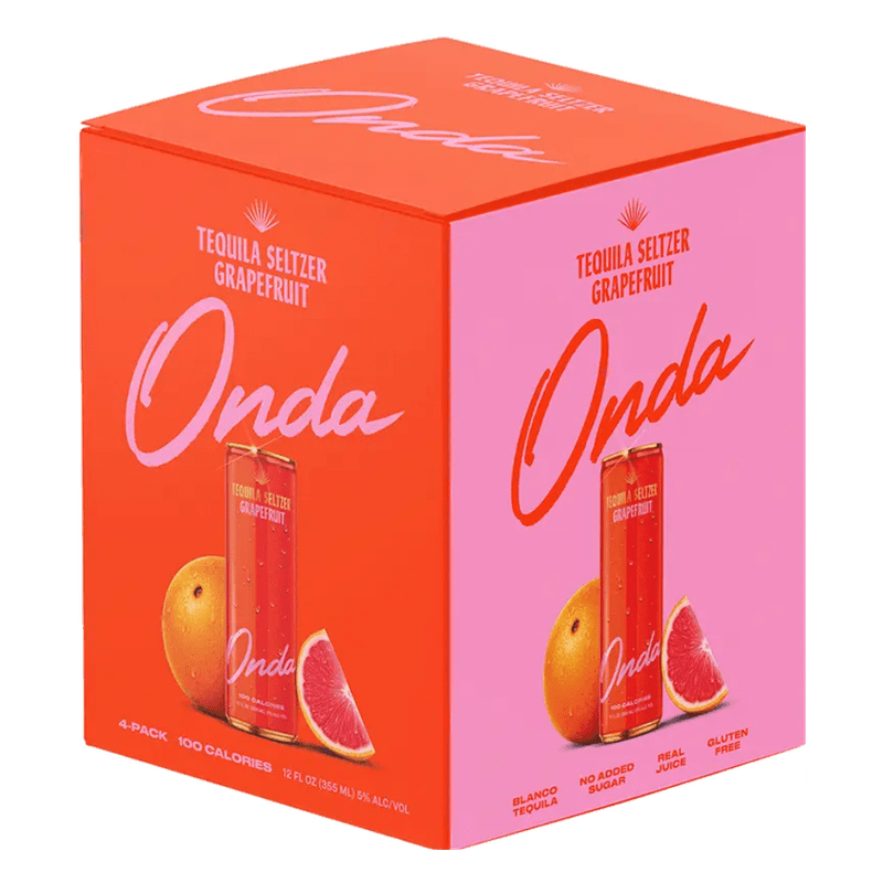 ONDA Tequila Seltzer 'Grapefruit' 4-Pack - ShopBourbon.com