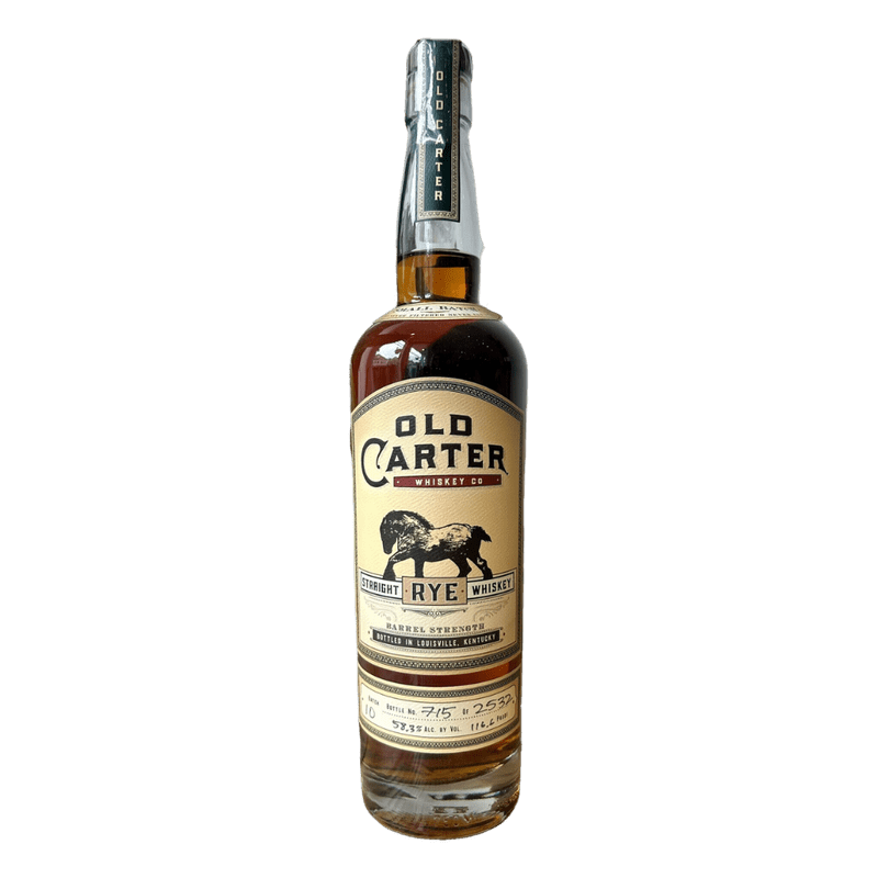 Old Carter Barrel Strength Straight Rye Whiskey Batch No. 10 - ShopBourbon.com