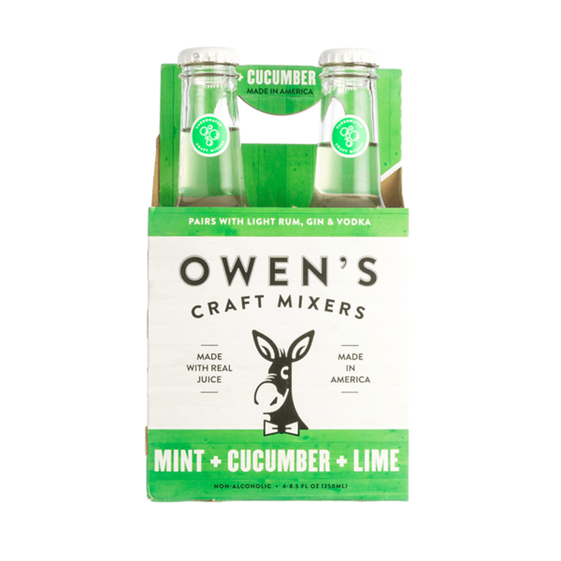 Owen's Mint + Cucumber + Lime Craft Mixers 4-Pack - ShopBourbon.com