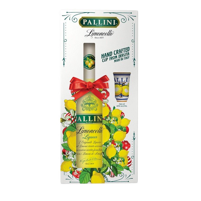 Pallini Limoncello Liqueur w/Handcrafted Cup - ShopBourbon.com