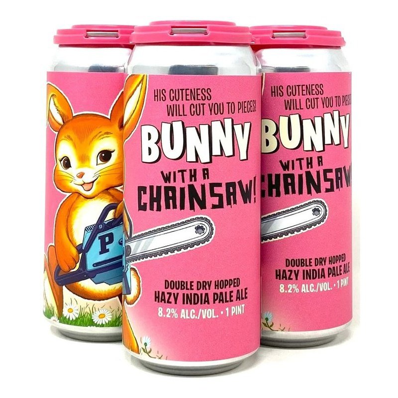 Paperback Brewing Co. Bunny with a Chainsaw! Hazy IPA Beer 4-Pack - ShopBourbon.com