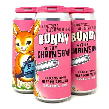 Paperback Brewing Co. Bunny with a Chainsaw! Hazy IPA Beer 4-Pack - ShopBourbon.com