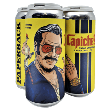 Paperback Brewing Co. Capiche? Italian-Style Pilsner Beer 4-Pack - ShopBourbon.com