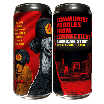 Paperback Brewing Co. Communist Poodles from Connecticut American Stout Beer 4-Pack - ShopBourbon.com