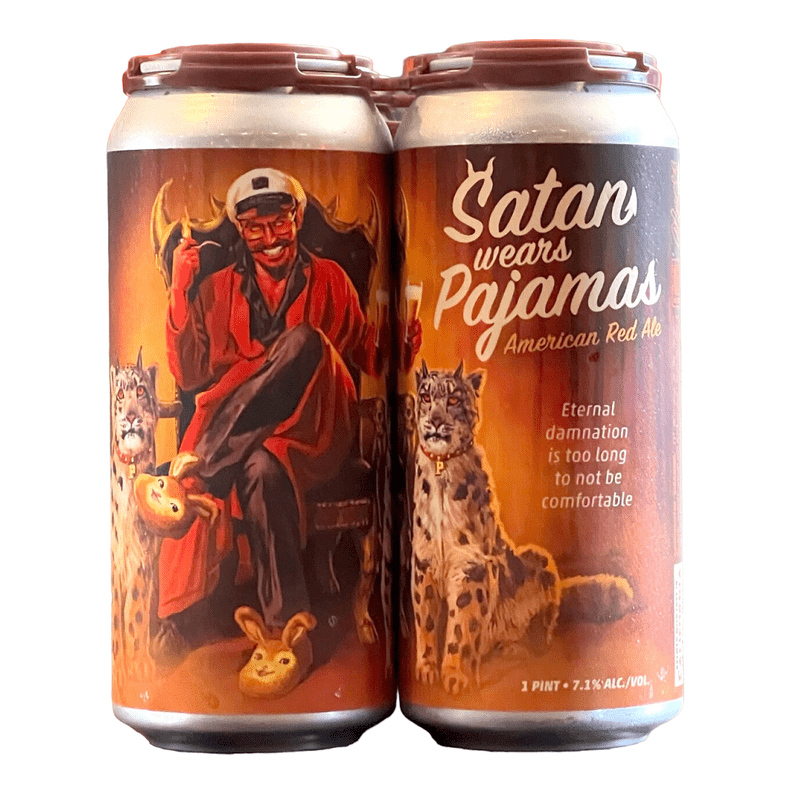 Paperback Brewing Co. Satan Wears Pajamas American Red Ale Beer 4-Pack - ShopBourbon.com