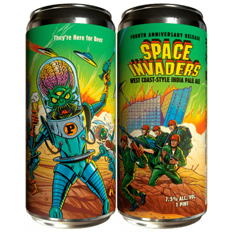 Paperback Brewing Co. 'Space Invaders Anniversary Ale' West Coast IPA 4-Pack - ShopBourbon.com